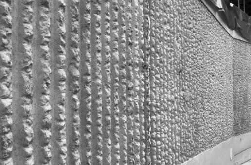 Sichtbeton aus Strukturmatrizen