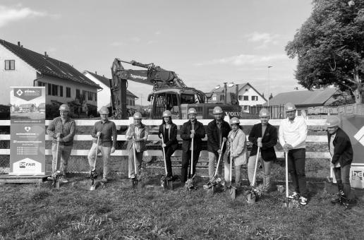 Grundsteinlegung Überbauung Buechwisen Attikon